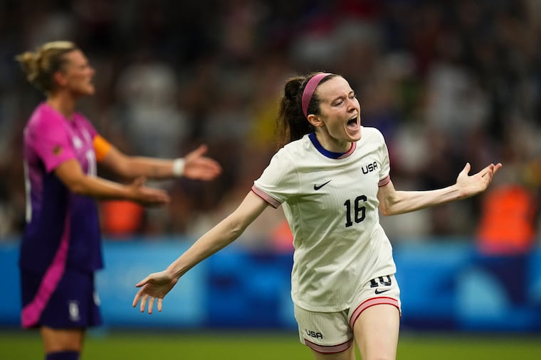 Rose Lavelle played for the U.S. women's soccer team against Germany in the group stage, and now will face Germany again in Lyon, where she scored the clinching goal in the 2019 World Cup final.