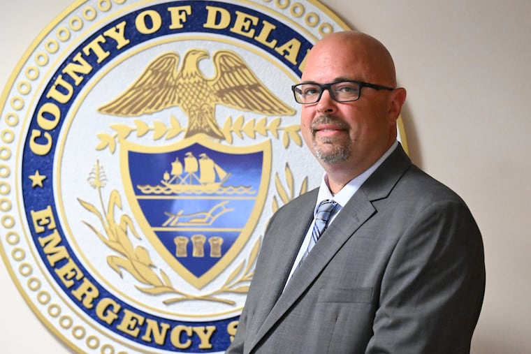 Gary Vinnacombe, taking the helm of emergency services in Delaware County, on Wednesday, May 6, 2026 in Media.