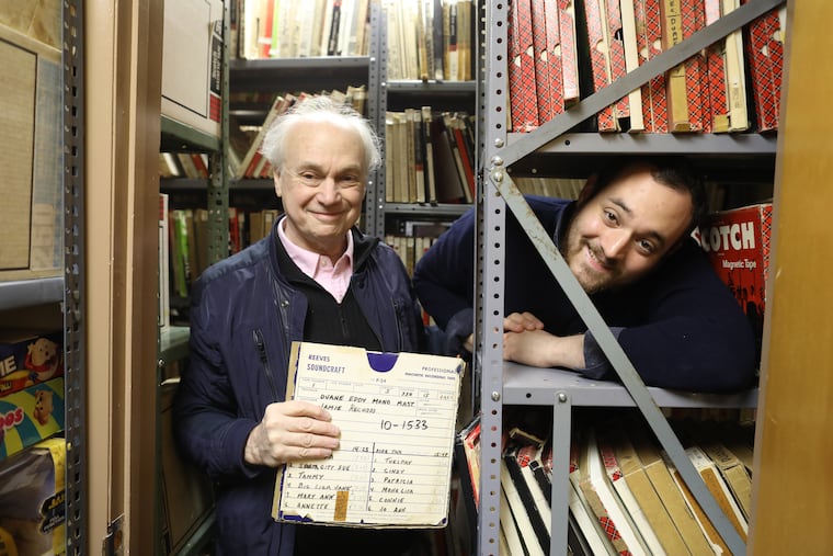 Frank Lipsius and his son Charlie, owners of Jamie Record Co. helped get all of the music for Green Book, the Oscar contender about pianist Don Shirley's trip through the South, Monday November 19, 2018.