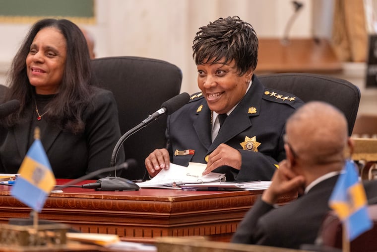 Sheriff Rochelle Bilal (right) asked City Council for a 54 percent increase at a hearing Tuesday. Bidders at sheriff sales say the system still isn't working properly. Some have given up.