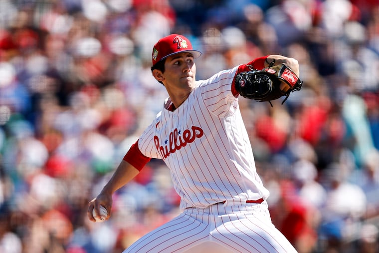 Phillies pitcher Andrew Painter made his second start of the spring on Saturday.