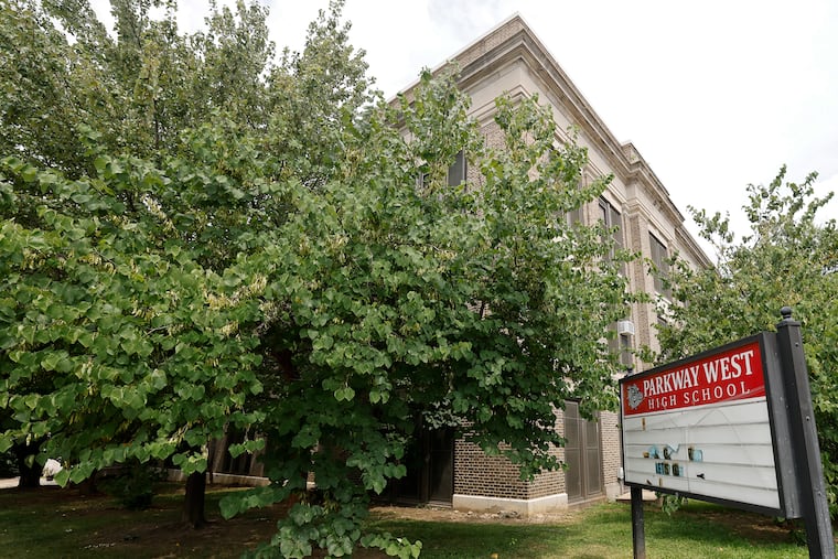 Parkway West High School/Middle Years Alternative School in West Philadelphia is one of 20 schools slated for closure.