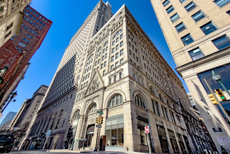 The Witherspoon building at 1319-1323 Walnut St. in Center City Philadelphia.