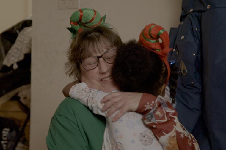 An USPS "elf" makes a little one's Christmas wish come true in a scene from "Dear Santa: The Series," which is produced by Buck County native Brendan Gaul. It's available to stream on Hulu and ABC Localish.