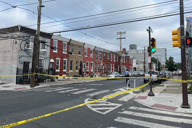 Police cordoned off parts of East Somerset Street in Kensington on Wednesday morning to tow abandoned vehicles and clean vacant lots.