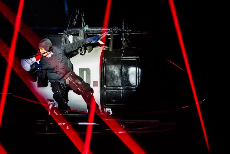 A$AP Rocky performing at Xfinity Mobile Arena for his "Don't Be Dumb" tour stop in South Philly on June 4, 2026.