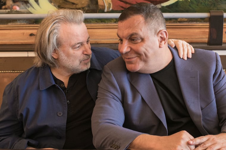 Keith McNally (left) and Stephen Starr are partners in the new incarnation of Pastis in New York City.