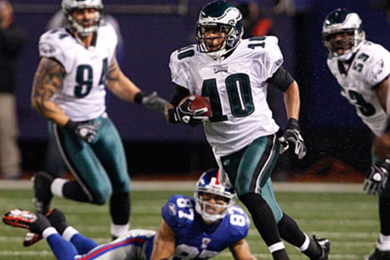 DeSean Jackson leads the Eagles with 947 receiving yards and 409 punt return yards on the season. (Ron Cortes / Staff Photographer)