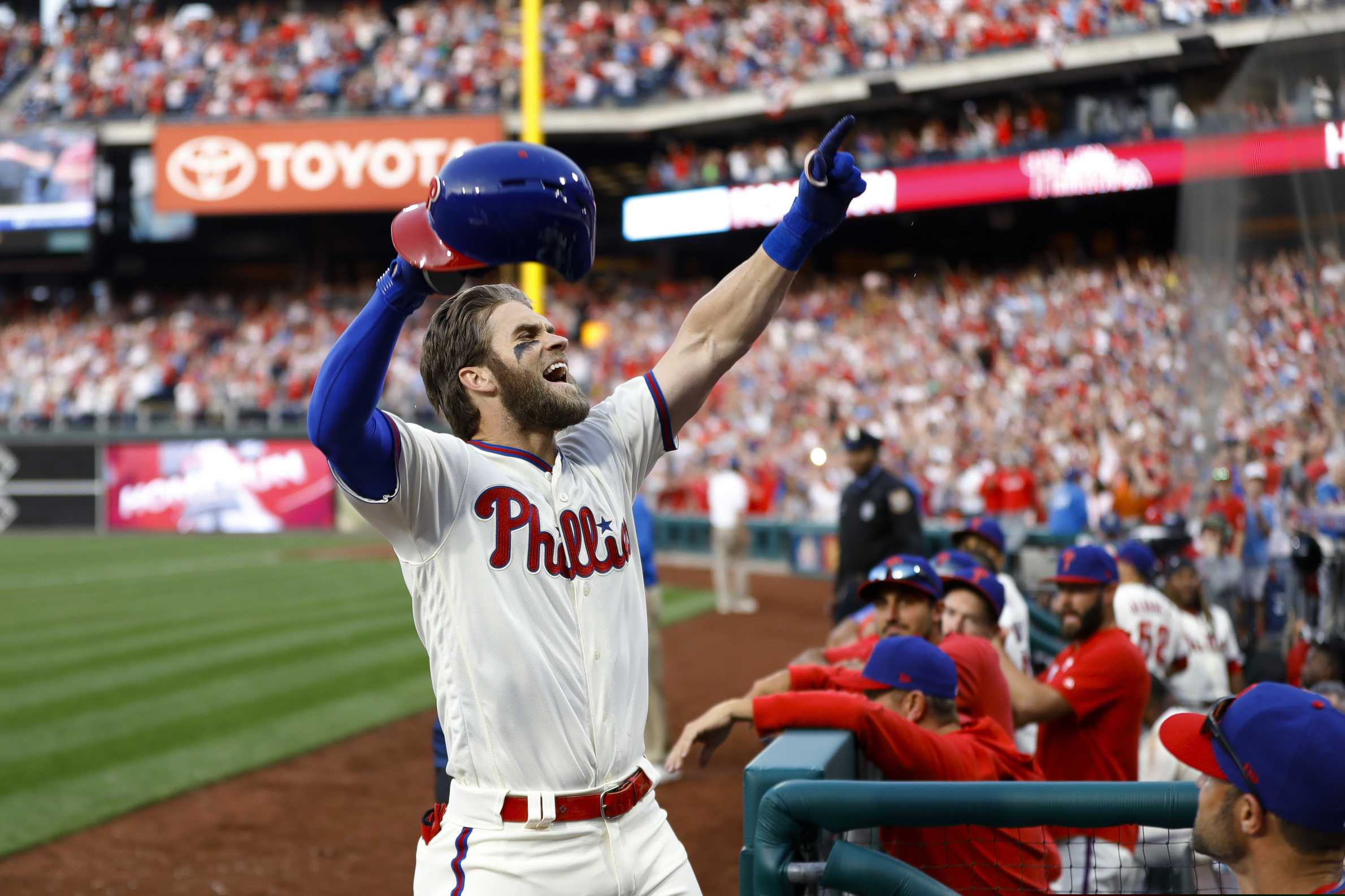 Bryce Harper had a smashing season-opening weekend in Philadelphia. Now, he's about to return to Washington, where he spent the first seven seasons of his major-league career.
