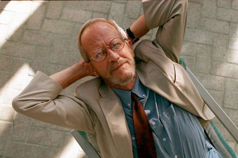 Elmore Leonard in 1995 in Beverly Hills. His character- and dialogue-driven urban crime novels of con men, hustlers, and killers led him to become one of Hollywood's favorite storytellers.