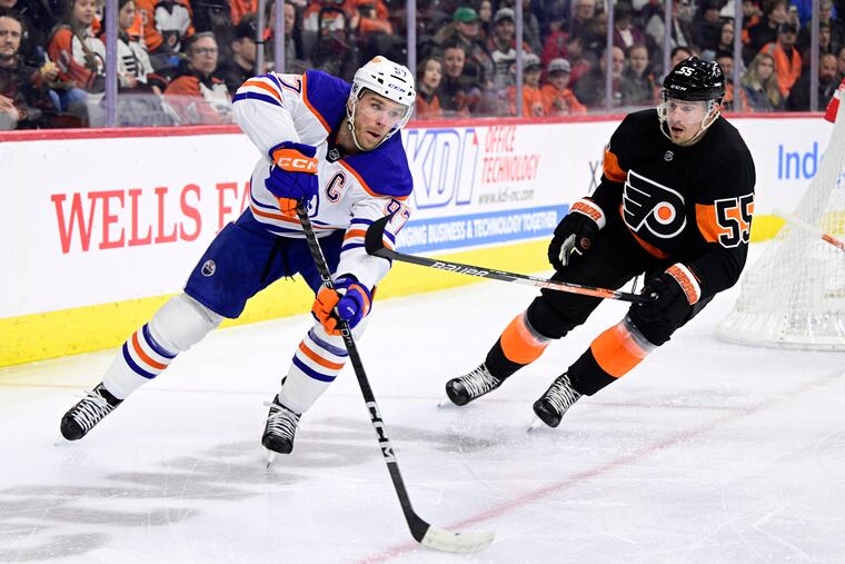 Edmonton Oilers star Connor McDavid is two wins away from winning his first Stanley Cup. The Flyers are a long way away from being able to say that.
