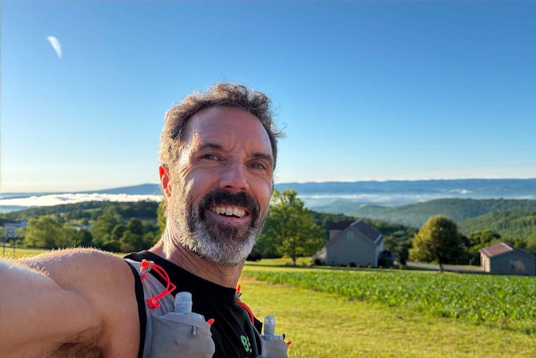 Bud Wilson ran 361 miles across the length of Pennsylvania.