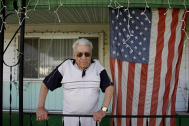 Carmen Baletta, of Middletown, Pa., said he felt compelled to enlist after seeing newsreel footage of Nazi atrocities.