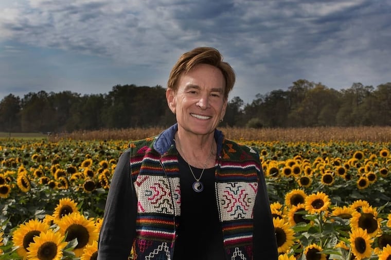 Frank Rapoport in a vest from SamSara Gear, the company he founded to support causes that advocate for the treatment of eating disorders, from which his late daughter, Alex, suffered. She died by suicide in 2016.
