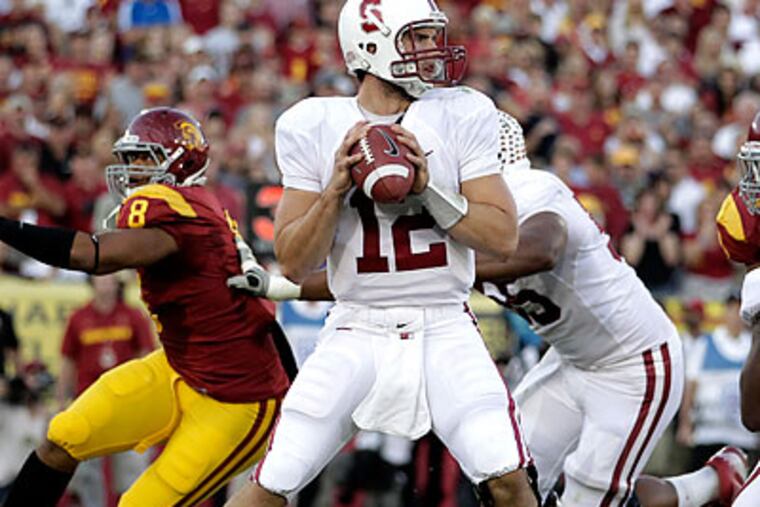 Stanford beat Southern California, 56-48, in triple overtime on Saturday in Los Angeles. (Jae C. Hong/AP)