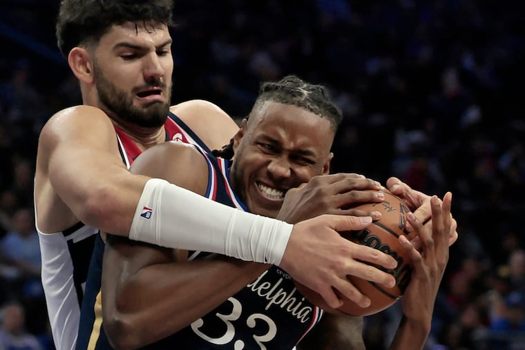 Jabari Walker's Sixers teammates described him as a "bully" when he sets his sights on a rebound.