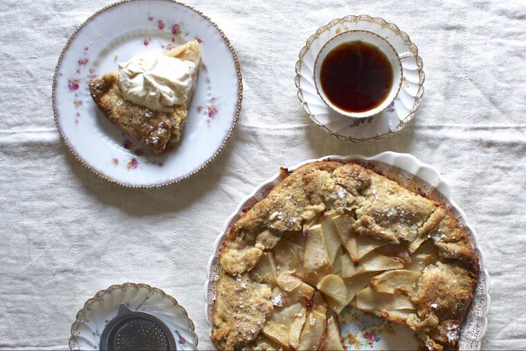Earl Grey Tea Pear Galette with Earl Grey Tea Whipped Cream