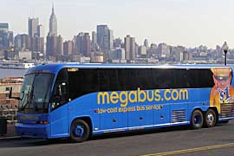 Megabus.com is poised to begin daily bus service between Philadelphia and New York, with fares as low as $1 per ride.