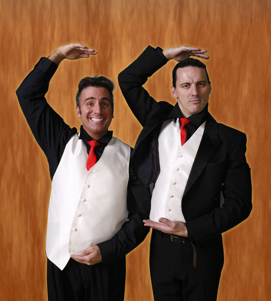 There's plenty of entertainment at the Annenberg Center, including Montreal's Circo Comedia, with Patrick Côté (left) and Jean Saucier.