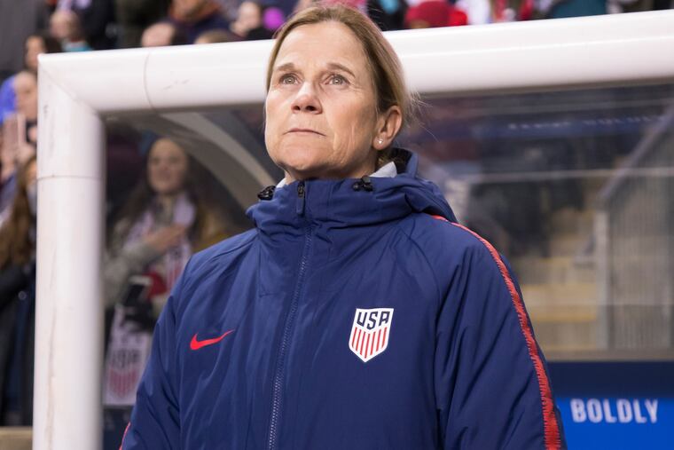 United States women's national soccer team coach Jill Ellis.