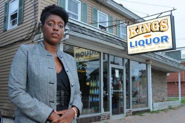 Tyra Causey, a member of the Gloucester County NAACP, visited the King's Liquor Store in Swedesboro, NJ in 2013 and was denied access, although white patrons were allowed in. Photo/ Curt Hudson
