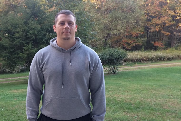 Jeran Dunmire, of Punxatawney, said he spent two days in jail because he would not surrender his medical marijuana card.