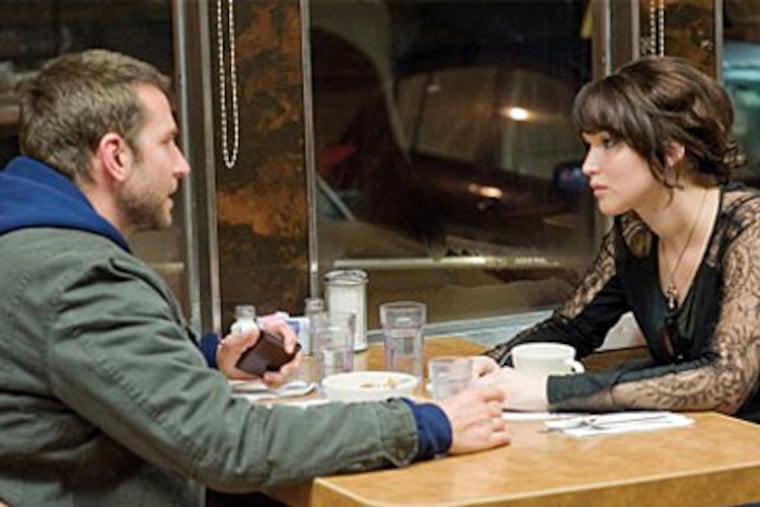 Bradley Cooper and Jennifer Lawrence star in "Silver Linings Playbook." The film received 8 Oscar nods Thursday, including Best Actor for Cooper.
