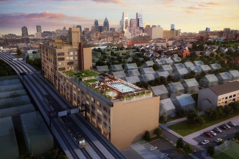 Artist's rendering of the so-called Quaker building at 900 N. Ninth St. following restoration.