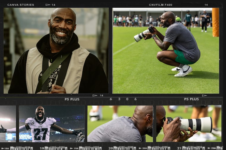 In retirement, former Eagles safety Malcolm Jenkins has found an interest in photography. This Sunday, he'll be taking photos on the Eagles’ sideline.