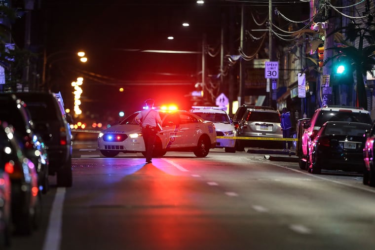 Philadelphia Police investigate in the 25th District a Triple Shooting Homicide Wednesday, May 27, 2020 District Officers responded to 2800 N. 5th St. for a report of a "Person with a Gun, Male shot". Upon arrival, Officers located the Decedent later identified as 28 year old Angel Concepcion from the 2800 block of N. 8th St. lying on the highway suffering from a single gunshot wound to his back left shoulder. Police transported the victim to Temple University Hospital where he succumbed to his injuries and was pronounced at 10:33 P.M. Two other male victims were hospital walk-in were treated and released.