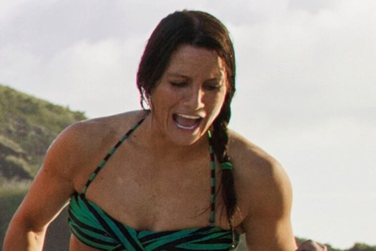 Philly-raised Michelle Lamelza, who manages an Irish pub in Queens, competes on the premiere of TNT's "72 Hours," scheduled for 9 p.m. on Thursday, June 6, 2013. Nine contestants are dropped off the coast of a remote island group in Fiji and have to find a briefcase containing $100,000 in cash.