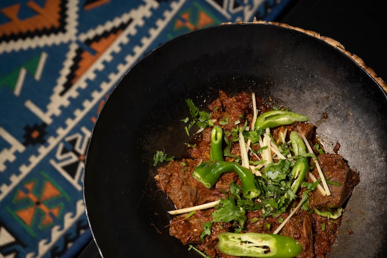 Mutton Karahi from Karachi Kafe on Thursday, Aug. 28, 2025 in Voorhees Township, NJ.