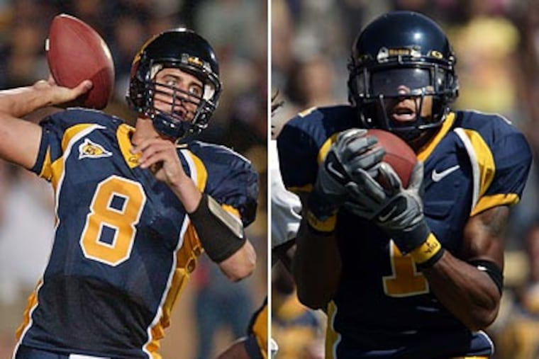 Aaron Rodgers and DeSean Jackson missed playing with each other at Cal by one year. (AP Photos)