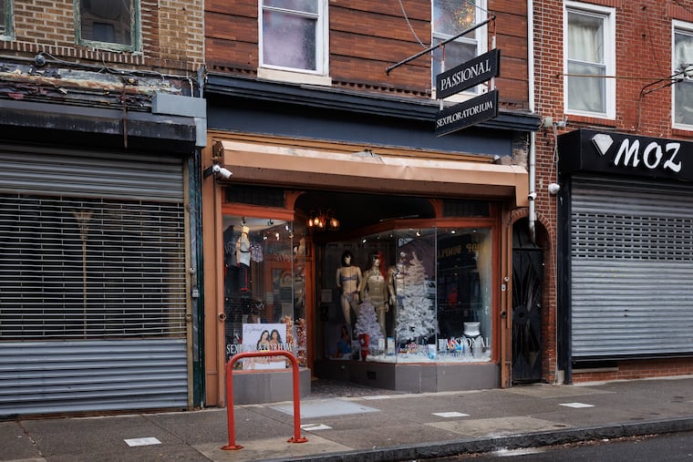 The FDA sent Passional Boutique, an adult sex store on South Street in Philadelphia, a warning letter stating it was selling breast binders against federal regulations.