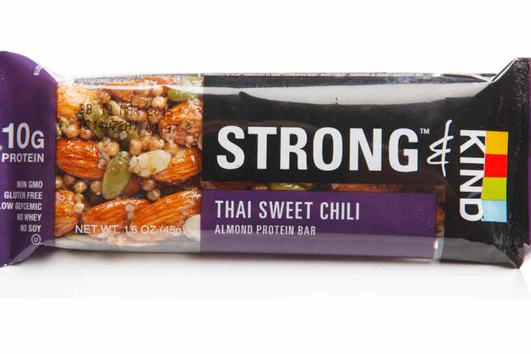 Strong Thai Sweet Chili Almond Protein Bar. ( MICHAEL S. WIRTZ / Staff Photographer )