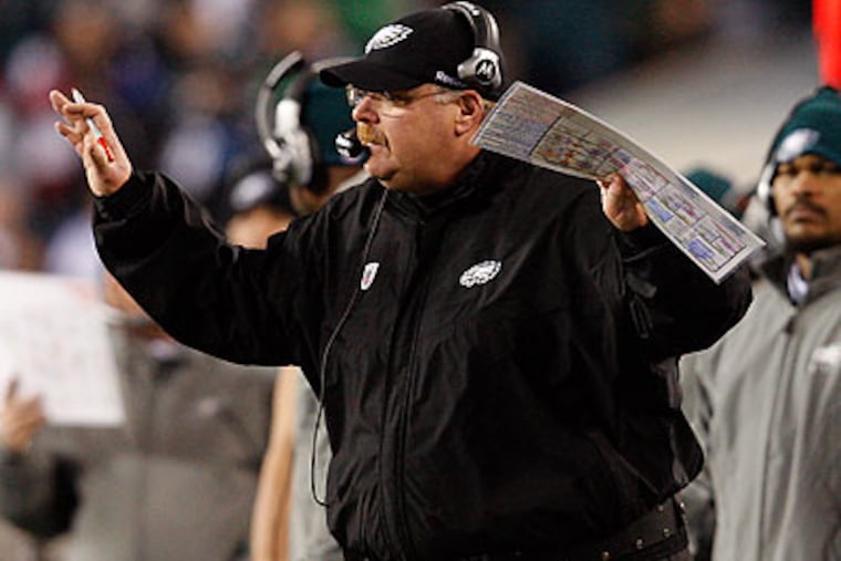 Andy Reid has won six NFC East titles as head coach of the Eagles. (David Maialetti/Staff file photo)