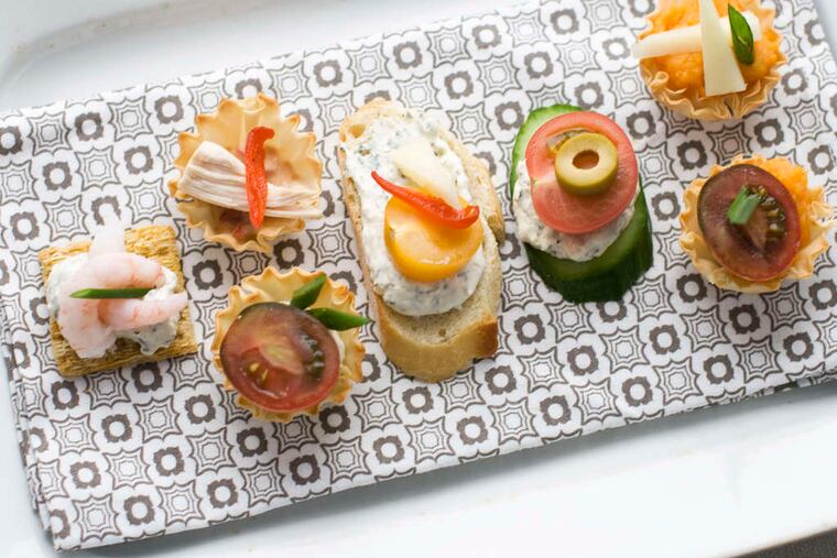 Consider inviting a few guests early and turning the making of the canapes into a pre-party.