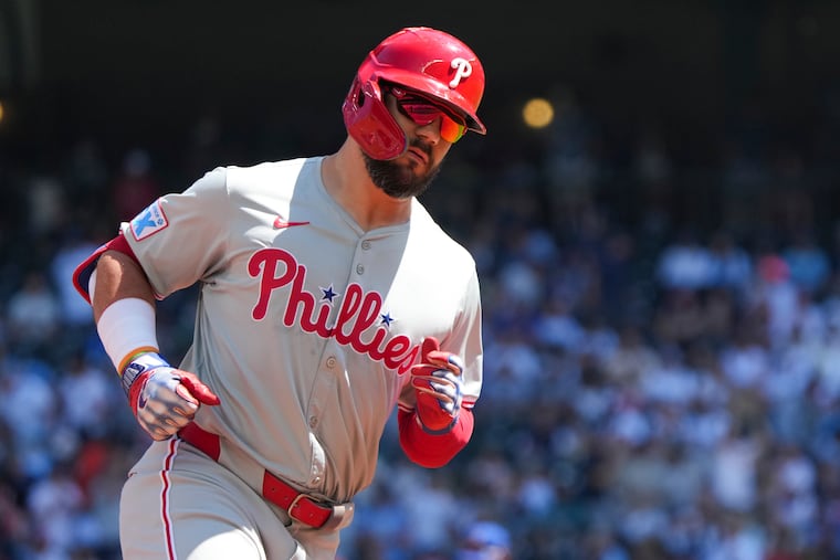 Kyle Schwarber led off the game with a home run on Sunday.