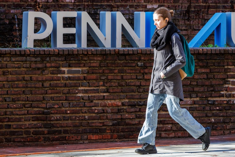 A sign outside the Penn Museum at 33rd and South Street.