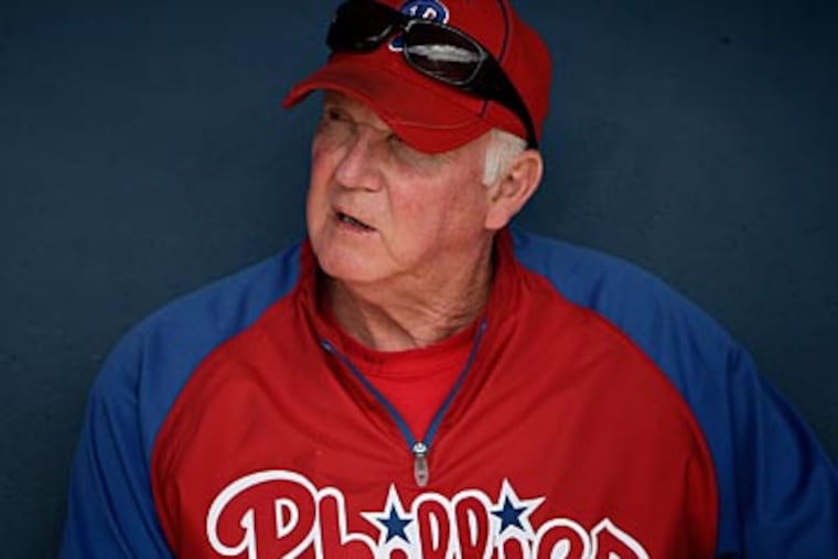 Charlie Manuel has led the Phillies to four-straight division titles and one World Series win. (David Maialetti/Staff Photographer)