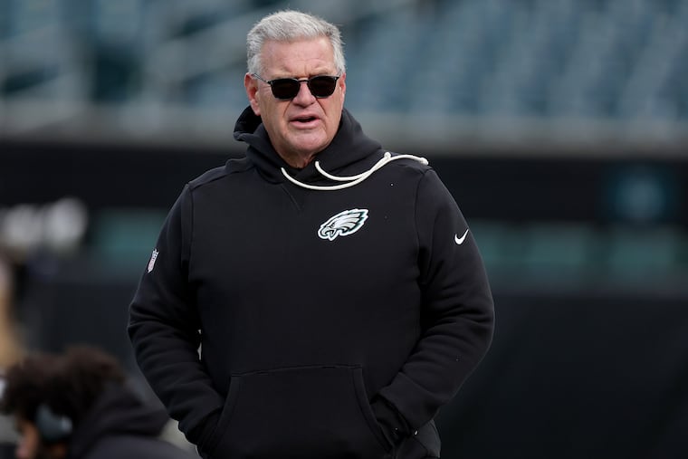 “I’ve decided my time coaching with the Eagles has come to an end,“ offensive line coach Jeff Stoutland wrote in a social media post.