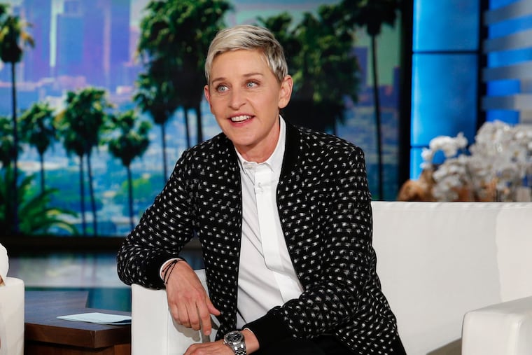 Ellen DeGeneres appearing during a taping of the "The Ellen DeGeneres Show," in Burbank, Calif. in May 2016.