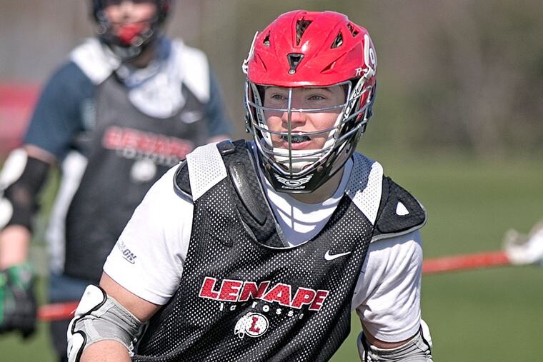Lenape lacrosse star Connor Gaffney.