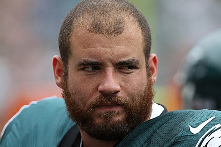 Eagles offensive lineman Julian Vandervelde.