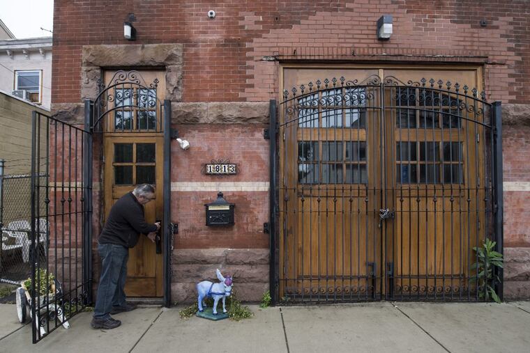 Jack O’Byrne, executive director of the Camden Shipyard and Maritime Museum, opens the Camden FireWorks, half-a-block up South Broadway from the museum. The FireWorks will house artists’ studios and gallery.