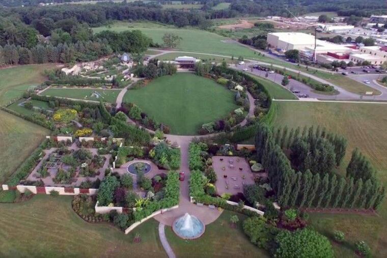 The new university art museum would be located in The Arboretum at Penn State (above).
