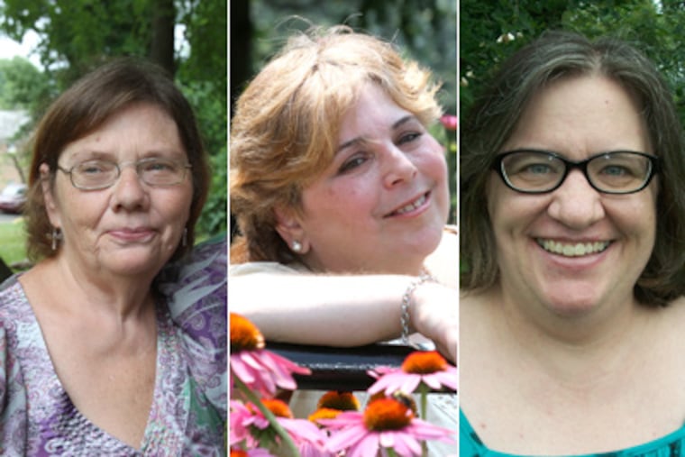 From left, June Sams, Elisa-Beth Gardner and Sonia Weaver.