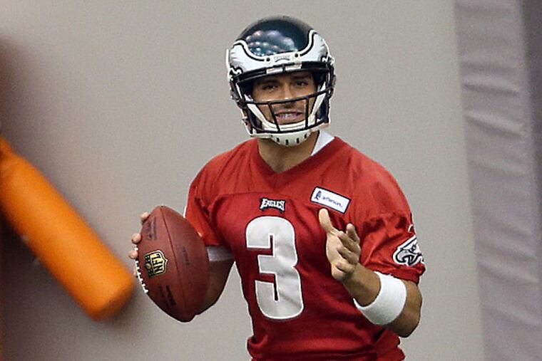 Eagles quarterback Mark Sanchez. (David Maialetti/Staff Photographer)