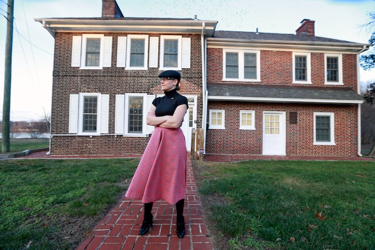 Devon Perry, in front of the Hopkins House by Cooper River, is interim executive director of Visit South Jersey.