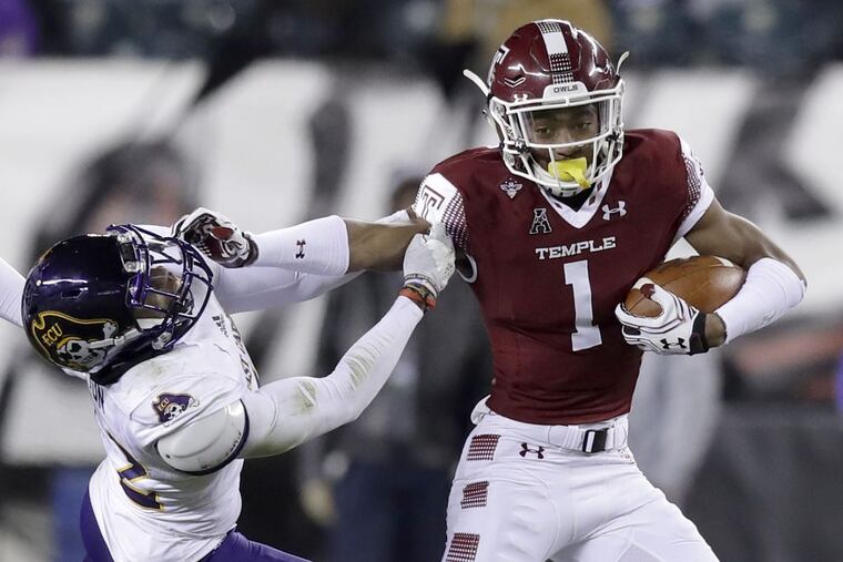 Top wide receiver Ventell Bryant (1) is back for the Owls.